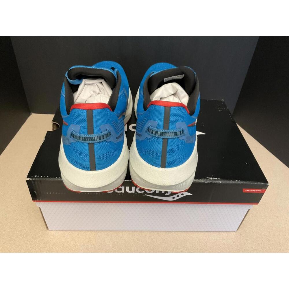 New! Mens Saucony Triumph 20 Ocean/Redrock Running Shoes. Size 13. Nice! - Picture 7 of 9
